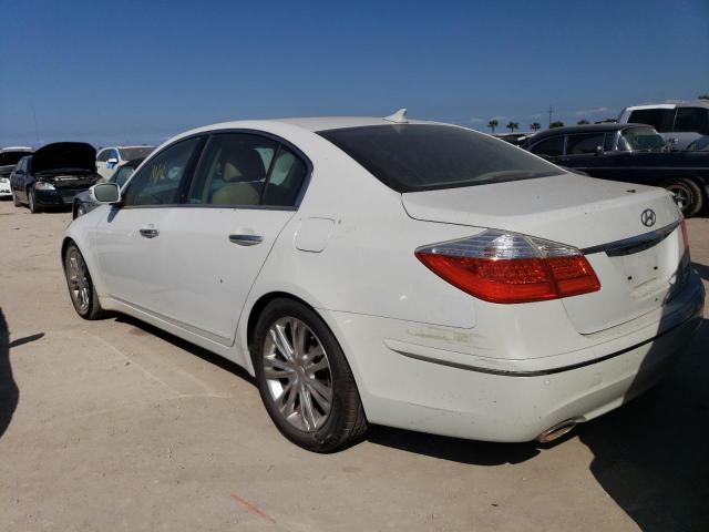 KMHGC4DE1BU122893 - 2011 HYUNDAI GENESIS 3. WHITE photo 3