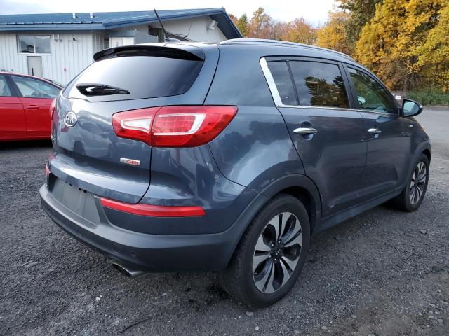 KNDPCCA61C7187450 - 2012 KIA SPORTAGE S BLUE photo 4