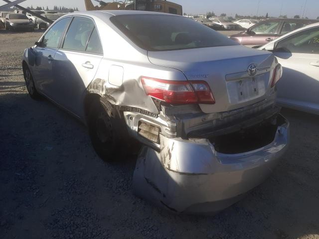 4T1BE46K47U561875 - 2007 TOYOTA CAMRY CE SILVER photo 3