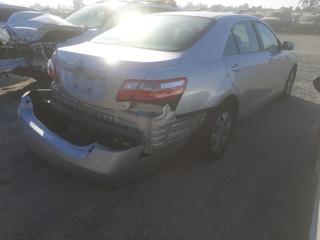 4T1BE46K47U561875 - 2007 TOYOTA CAMRY CE SILVER photo 4