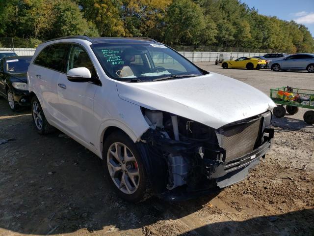 5XYPKDA55JG427826 - 2018 KIA SORENTO SX WHITE photo 1