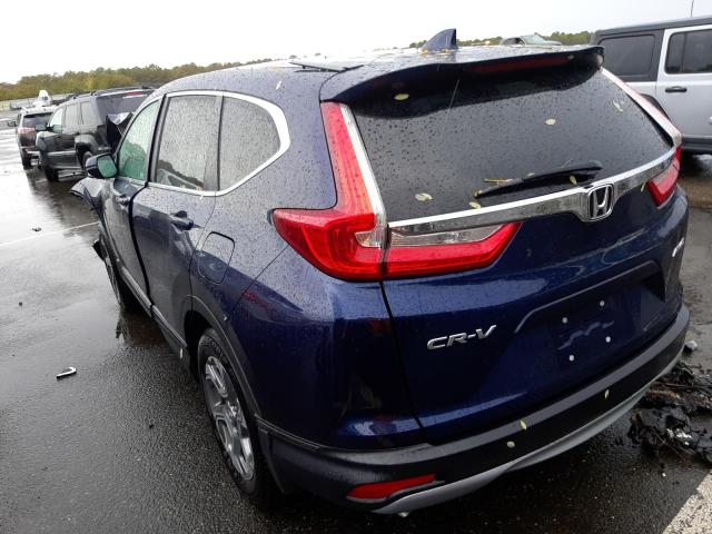 5J6RW2H83JA000690 - 2018 HONDA CR-V EXL BLUE photo 3