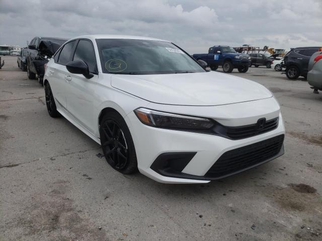 2HGFE2F53NH584814 - 2022 HONDA CIVIC SPOR WHITE photo 1