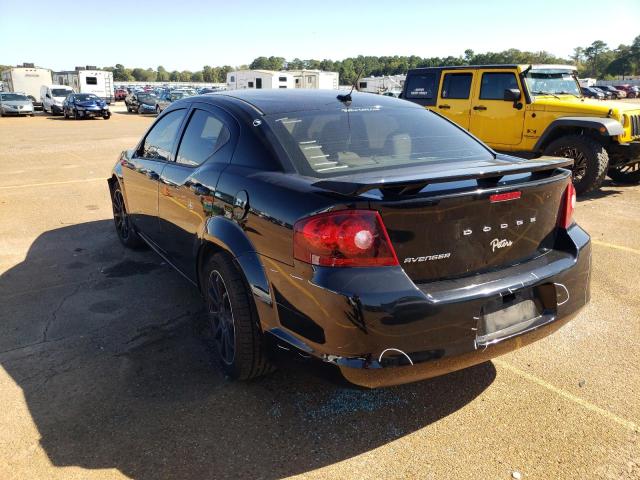 1C3CDZAB6DN551634 - 2013 DODGE AVENGER SE BLACK photo 3