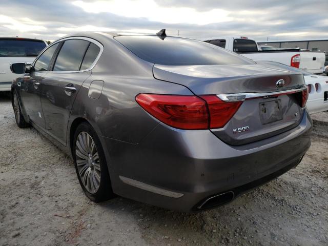 KNALU4D4XF6024136 - 2015 KIA K900 GRAY photo 3