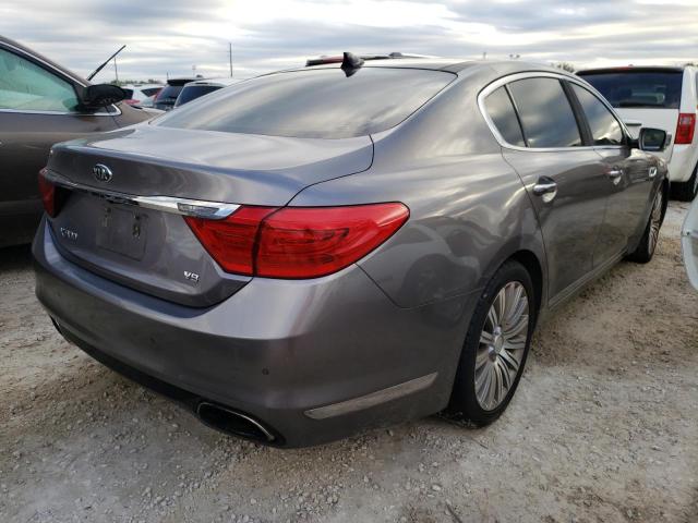 KNALU4D4XF6024136 - 2015 KIA K900 GRAY photo 4