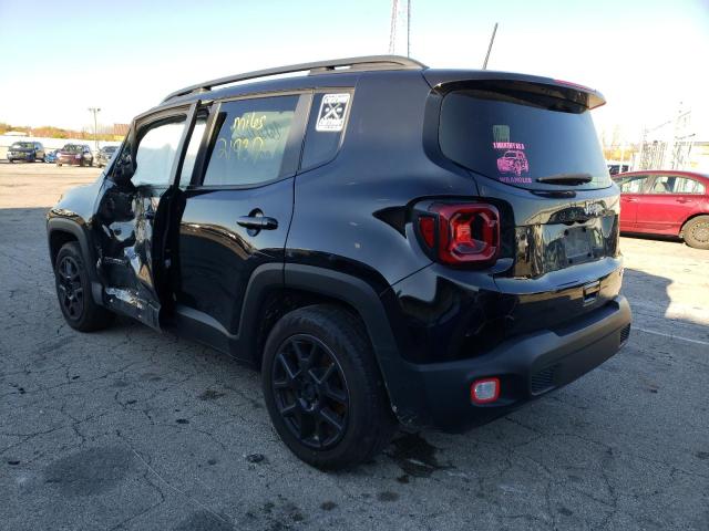 ZACNJABB9LPL39116 - 2020 JEEP RENEGADE L BLACK photo 3