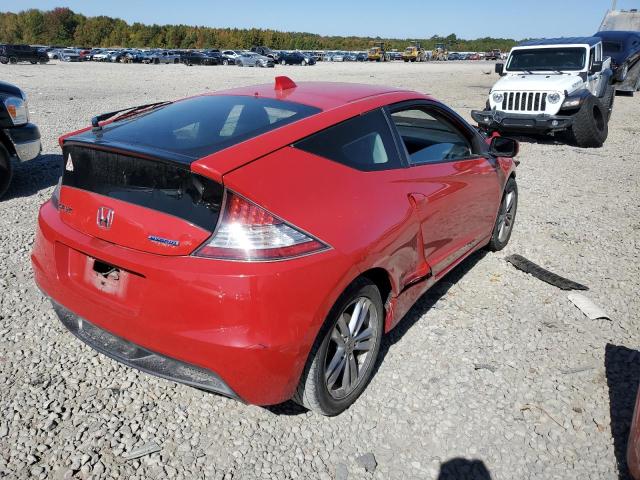 JHMZF1D6XBS008848 - 2011 HONDA CR-Z EX RED photo 4