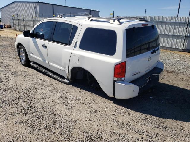 5N1BA08A77N706751 - 2007 NISSAN ARMADA WHITE photo 10