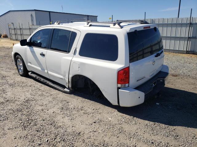 5N1BA08A77N706751 - 2007 NISSAN ARMADA WHITE photo 9