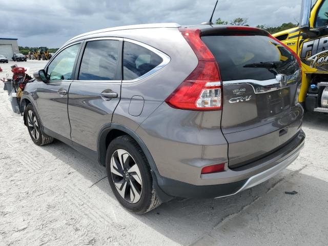 5J6RM3H93FL004643 - 2015 HONDA CR-V TOURI GRAY photo 3