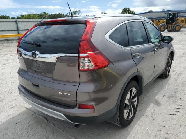 5J6RM3H93FL004643 - 2015 HONDA CR-V TOURI GRAY photo 4