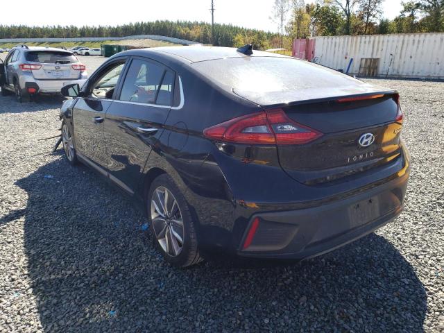 KMHC85LC8HU035930 - 2017 HYUNDAI IONIQ LIMI BLACK photo 3