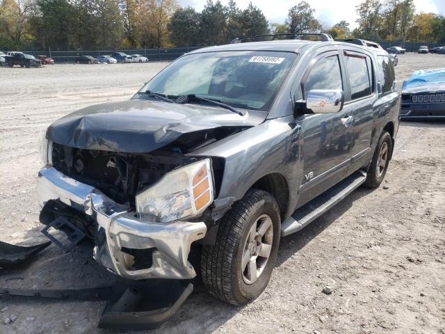 5N1BA08AX7N724578 - 2007 NISSAN ARMADA SE GRAY photo 2