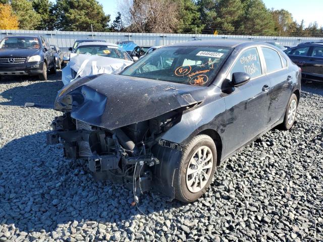 3KPF24AD3ME320245 - 2021 KIA FORTE FE BLACK photo 2