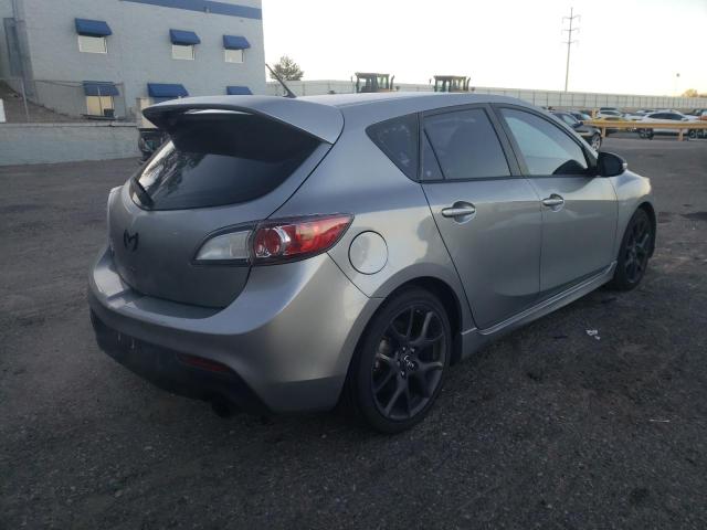 JM1BL1L34D1792097 - 2013 MAZDA SPEED 3 SILVER photo 4