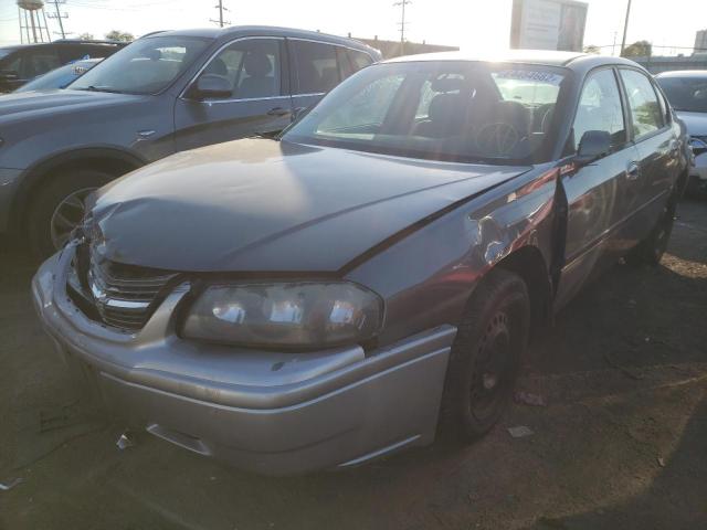 2G1WF52EX49464190 - 2004 CHEVROLET IMPALA GRAY photo 2