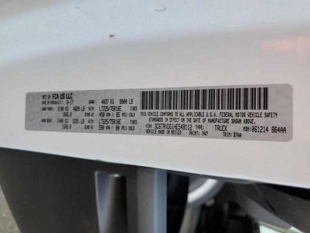 3C6TRVDG1HE549112 - 2017 RAM PROMASTER 白色 照片 10