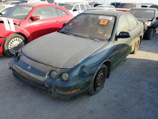 JH4DB765XRS004368 - 1994 ACURA INTEGRA LS GREEN photo 2