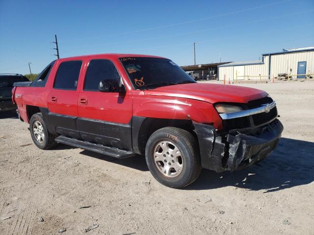 3GNEC13T62G120917 - 2002 CHEVROLET AVALANCHE RED photo 1