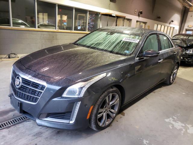 1G6AU5S83E0153474 - 2014 CADILLAC CTS VSPORT GRAY photo 2