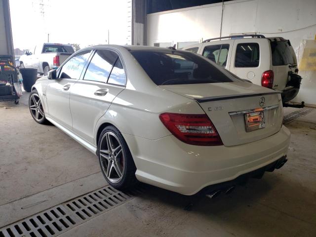 WDDGF7HB3CA678905 - 2012 MERCEDES-BENZ C 63 AMG WHITE photo 3