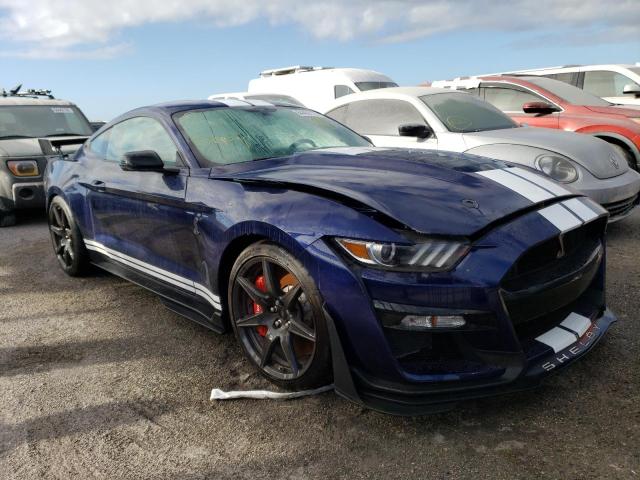 1FA6P8SJ3L5502007 - 2020 FORD MUSTANG SH BLUE photo 1