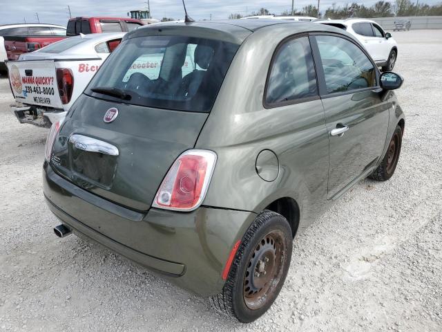 3C3CFFAR9DT534655 - 2013 FIAT 500 POP GREEN photo 4