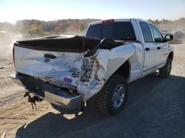 1D7HU18216S644371 - 2006 DODGE RAM 1500 S WHITE photo 4