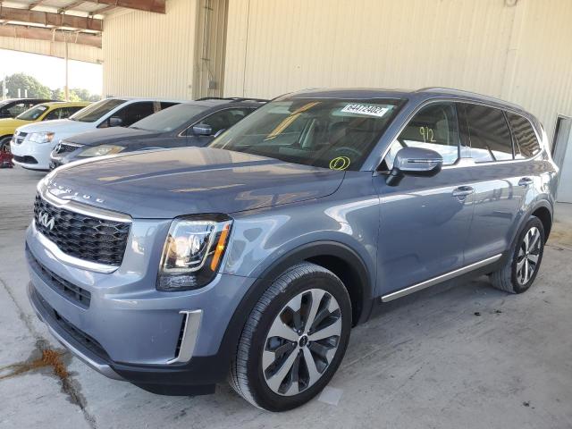 5XYP6DHCXNG298366 - 2022 KIA TELLURIDE SILVER photo 2