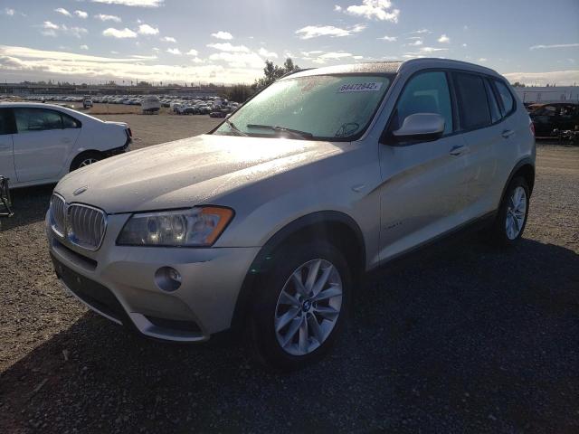 5UXWX9C53D0D00849 - 2013 BMW X3 XDRIVE2 SILVER photo 2