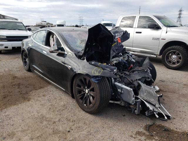 5YJSA1E15HF218767 - 2017 TESLA MODEL S Սև լուսանկար 1