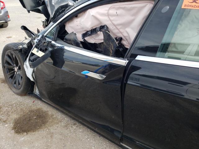 5YJSA1E15HF218767 - 2017 TESLA MODEL S Սև լուսանկար 10