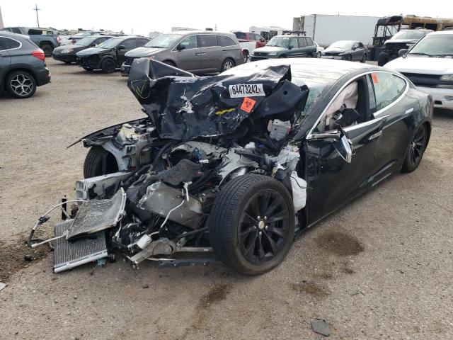 5YJSA1E15HF218767 - 2017 TESLA MODEL S Սև լուսանկար 2