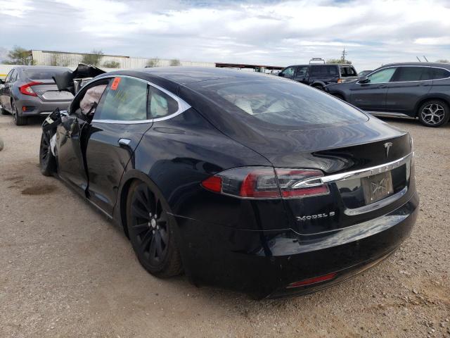 5YJSA1E15HF218767 - 2017 TESLA MODEL S Սև լուսանկար 3