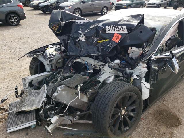 5YJSA1E15HF218767 - 2017 TESLA MODEL S Սև լուսանկար 9