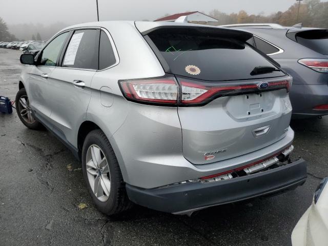 2FMPK4J99GBB14712 - 2016 FORD EDGE SEL SILVER photo 3