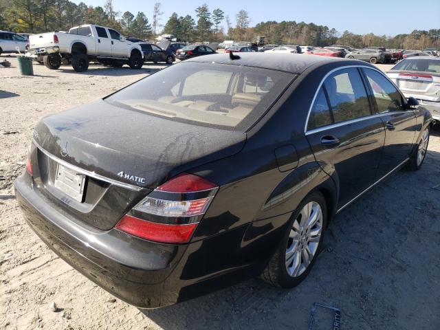 WDDNG86X49A243358 - 2009 MERCEDES-BENZ S 550 4MAT BLACK photo 4