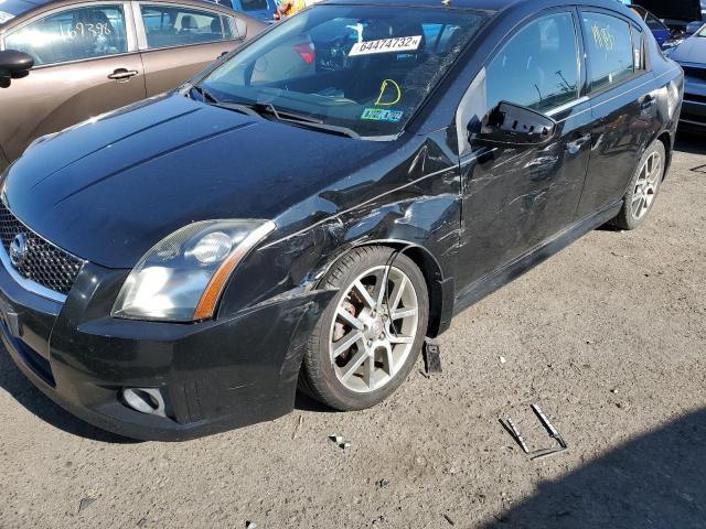 3N1BB61E08L741234 - 2008 NISSAN SENTRA SE- BLACK photo 9