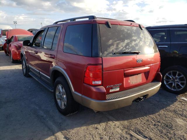 1FMZU64K83UC30291 - 2003 FORD EXPLORER E RED photo 3