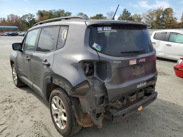 ZACCJABT2GPE12111 - 2016 JEEP RENEGADE L GRAY photo 3