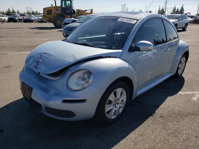 3VWRG31CX9M513700 - 2009 VOLKSWAGEN NEW BEETLE BLUE photo 2