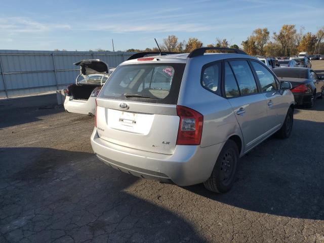 KNAFG528397246077 - 2009 KIA RONDO BASE SILVER photo 4