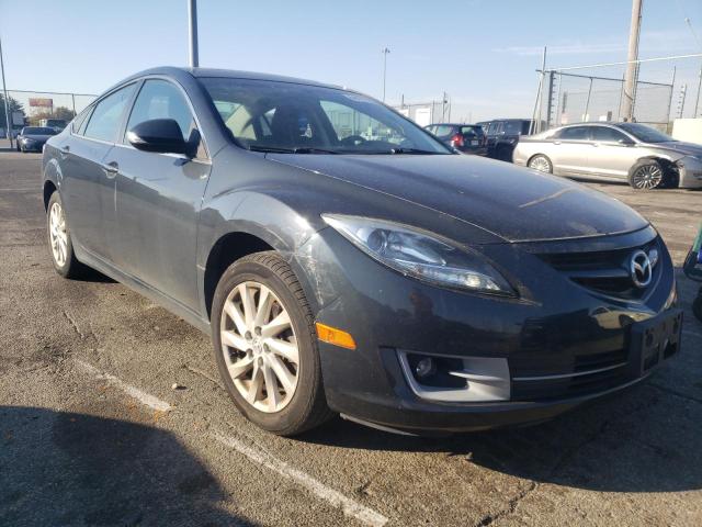 1YVHZ8EH1C5M35083 - 2012 MAZDA 6 I GRAY photo 1