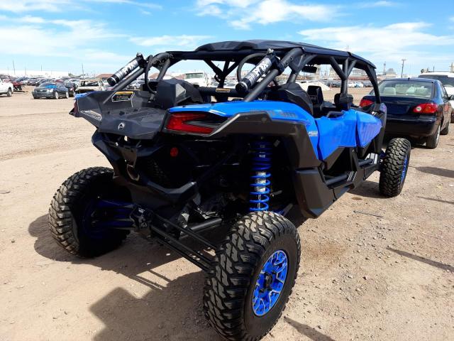 3JBVNAV21MK001571 - 2021 CAN-AM MAVERICK X BLUE photo 4