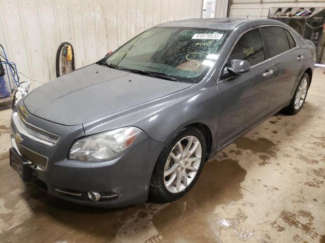 1G1ZK57749F160757 - 2009 CHEVROLET MALIBU LTZ ნაცრისფერი ფოტო 2