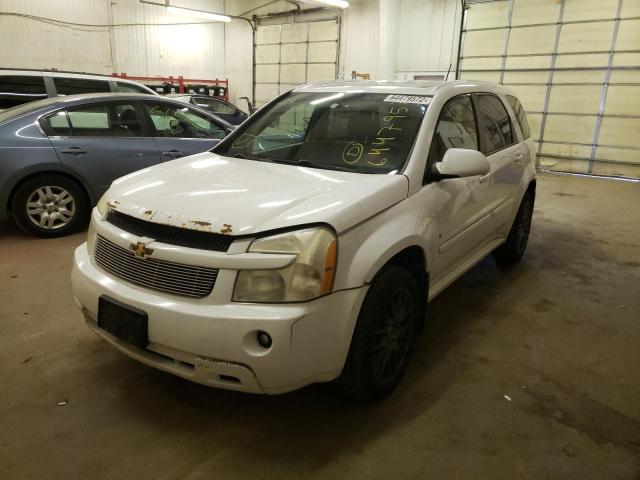 2CNDL037296212982 - 2009 CHEVROLET EQUINOX WHITE photo 2