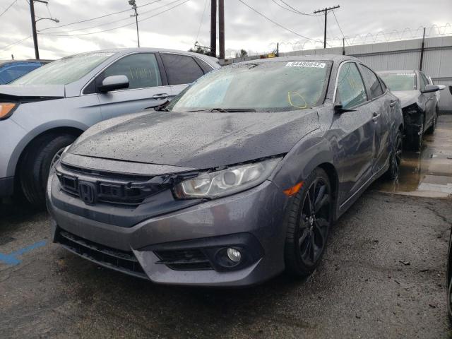 2HGFC2F85KH500844 - 2019 HONDA CIVIC SPOR 灰色 照片 2