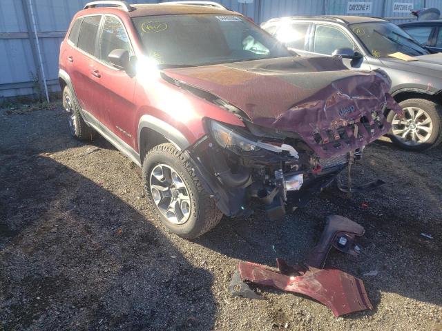 1C4PJMBNXLD630195 - 2020 JEEP CHEROKEE T BURGUNDY photo 1