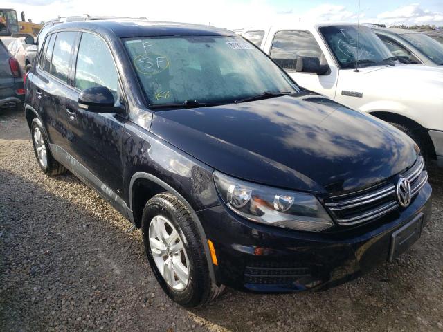 WVGBV7AXXCW603713 - 2012 VOLKSWAGEN TIGUAN S BLACK photo 1